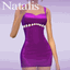 Dress with stonesⁿᵃᵗᵃˡⁱˢ logo