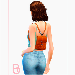 Grunge Mini Backpack For Woman logo