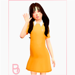 Child Girl Dress - Summer Family Outfit - Version 1 project image