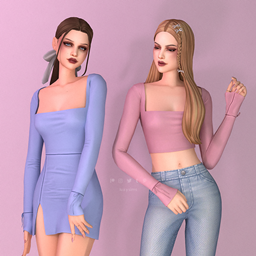 Square Neckline Dress / Top - Coquette Collection logo