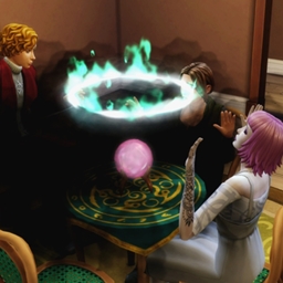 Magical rituals session at the table BY Zero's Sims 4 Mods Spanish translation