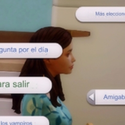 Curfew settings BY Zero's Sims 4 Mods Spanish translation