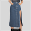 Elliesimple - Front Split Denim Skirt logo