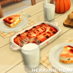 Pumpkin and herring pie by ONI Spanish translation