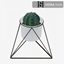Cactus in modern vase logo