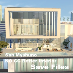 Better Interior San Myshuno NO CC Save File