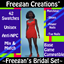FC-Freegan's Bridal Set-Wrap Shiny Short Dress logo