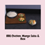 BBQ Chicken, Mango Salsa & Rice logo