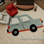 My first vehicle rugs logo