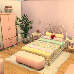 Cute Pastel Bedroom - Screenshots - The Sims 4 Rooms / Lots - CurseForge