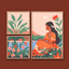 HQ Garden Stroll Painting 3 Piece Set #1 Sellable Extra F Samtuse963 logo