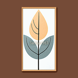 HQ Abstract Leaf Long Painting #1 Sellable Extra D Samtuse963 logo