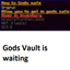 Gods Vault logo