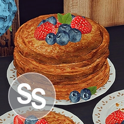 Crepes con frutos rojos de S&S Traducido al español por LizzySims
