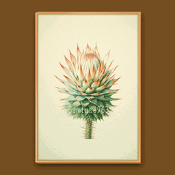 Classic Cactus Painting #2 Sellable Extra A Samtuse963