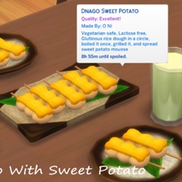 Dango with Sweet Potato by ONI Spanish translation