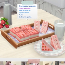 Strawberry sandwich by ONI Spanish translation