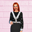 lucille cardigan logo