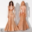 Hooded Sequin Gown logo