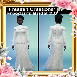 FC-Freegan's Bridal 2-Ol Fash Wedding Dress