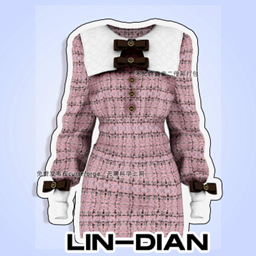 LIN-DIAN_Square Neck Dress Suits logo