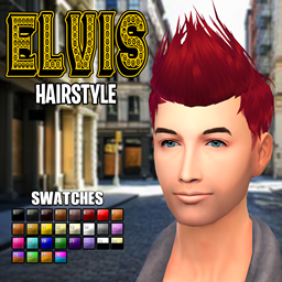 Elvis hairstyle by Jochi