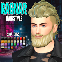 Ragnar hairstyle by Jochi - Comments - The Sims 4 Create a Sim - CurseForge