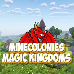 Minecolonies Magic Kingdoms logo