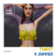 Ruffle Bandeau Bikini Top logo