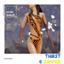 Double Metallic Ring Pretzel Bikini logo