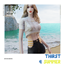 Cuffed Sleeve Cropped Top logo