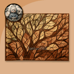 HQ Stained Glass Rectangular Dance Rug #1 Samtuse963