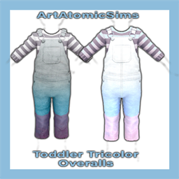 TriColor Toddler Overalls logo