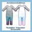 TriColor Toddler Overalls logo