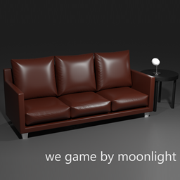Get on the couch. We're playing block game now. logo