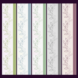 wall with twigs and stripes pattern project image