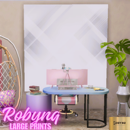 Robynq Large Prints RL034 - Compatible for Basegame - The Sims 4 Build ...