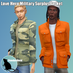 Crystal's Love Hero Military Surplus Jacket Recolor