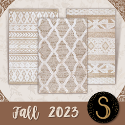 Sims4Luxury - Fall 2023 - Natural - Rugs