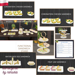 Finger Sandwich Set by icemunmun | POLSKIE TŁUMACZENIE