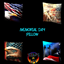 Memorial Day Pillow logo