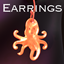 Earrings "Octopus" logo