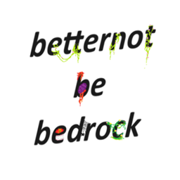 better not be bedrock logo