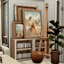 Beautiful Old paintings on the floor logo
