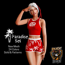 Paradise Short Set logo