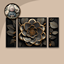 HQ Gold Black Flower Triptych #1 Sellable Extra E Samtuse963 logo