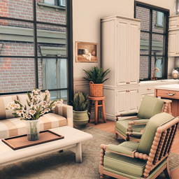 Apartment for an artist sim