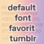 Default Font Replacement-Favorit Tumblr logo