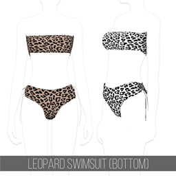 Fifthscreations - Leopard Swimsuit (bottom) Women Clothes logo