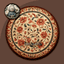 Classic Flower Round Dance Rug #2 Samtuse963 logo